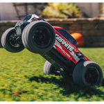ARRMA 1/18 GRANITE GROM MEGA 380 Brushed 4X4 Monster Truck RTR with Battery & Charger - RED