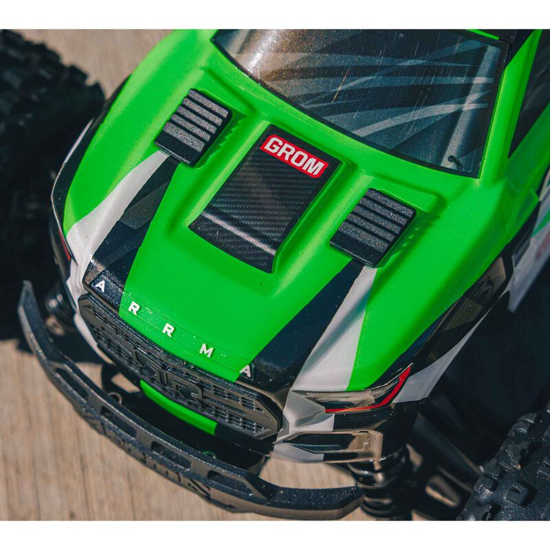 ARRMA 1/18 GRANITE GROM MEGA 380 Brushed 4X4 Monster Truck RTR with Battery & Charger - GREEN