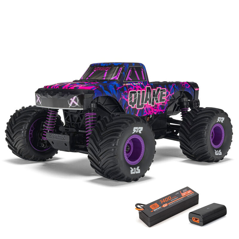 ARRMA 1/16 QUAKE GROM 4X4 RTR Brushed Monster Truck (Battery & Charger Included)