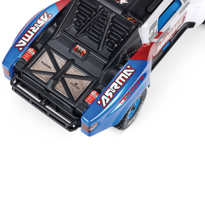 ARRMA MOJAVE GROM 223S BLX Brushless 4X4 Small Scale Desert Truck RTR with Battery & Charger - White