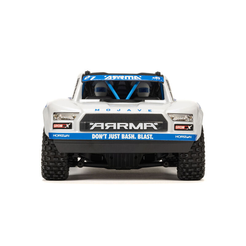 ARRMA MOJAVE GROM 223S BLX Brushless 4X4 Small Scale Desert Truck RTR with Battery & Charger - White