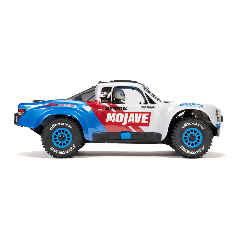 ARRMA MOJAVE GROM 223S BLX Brushless 4X4 Small Scale Desert Truck RTR with Battery & Charger - White
