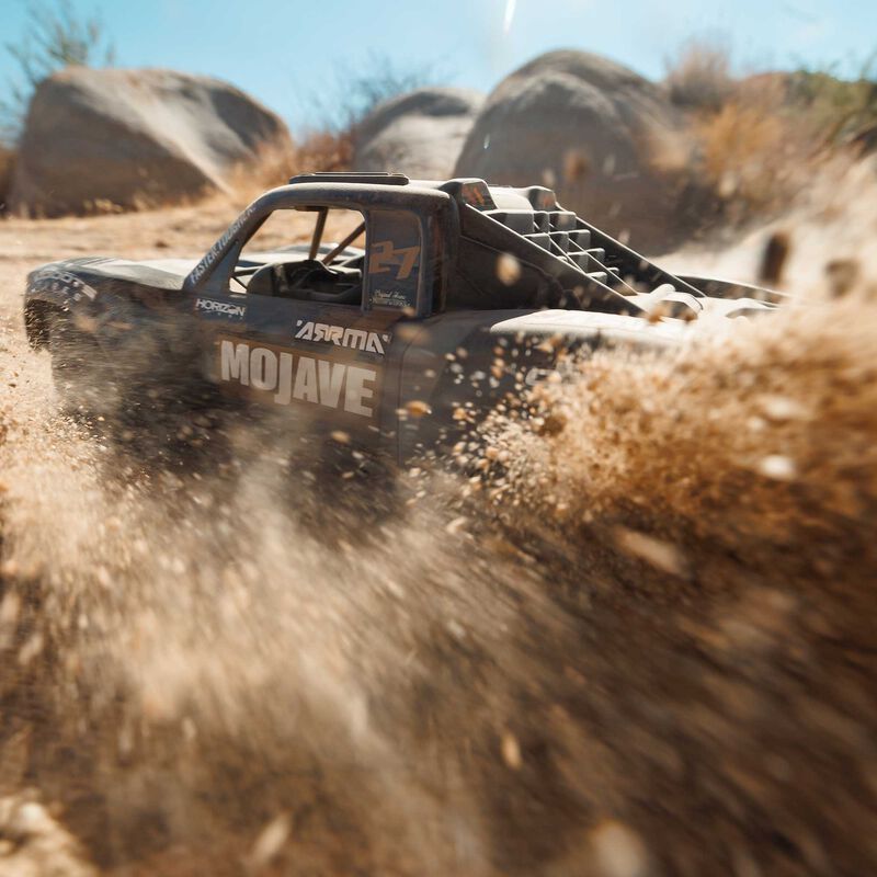 ARRMA 1/16 MOJAVE GROM 223S DSC 4X4 RTR Brushless Desert Truck - Black