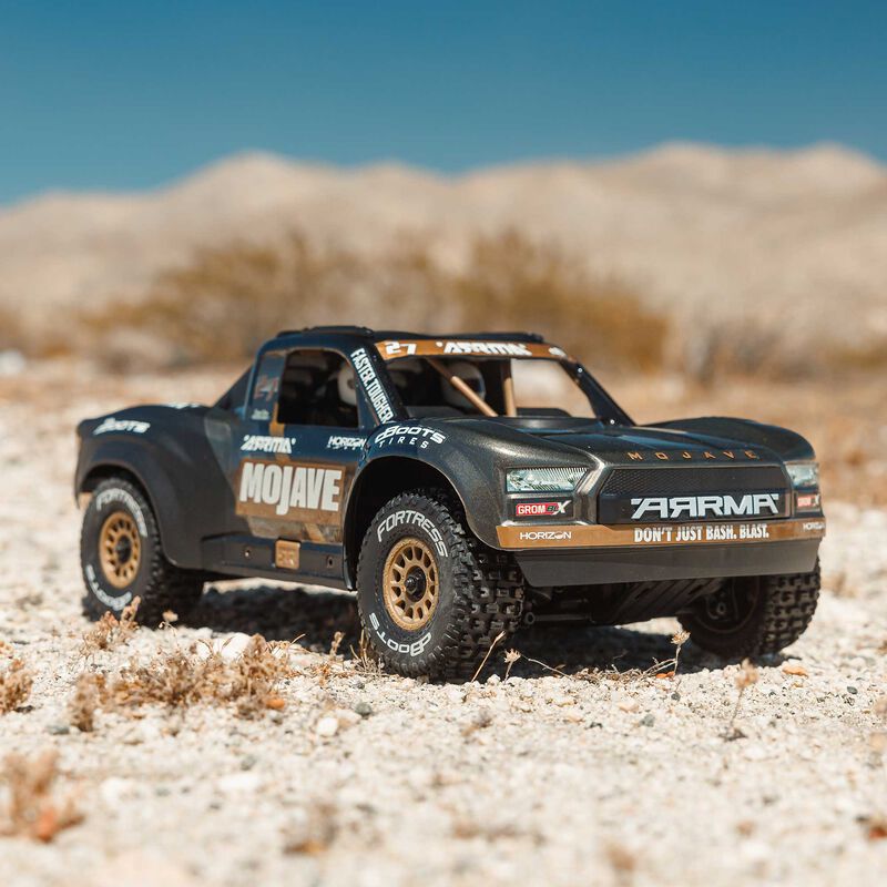 ARRMA 1/16 MOJAVE GROM 223S DSC 4X4 RTR Brushless Desert Truck - Black