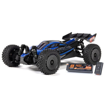 ARRMA 1/14 TYPHON GROM 223S DSC 4X4 RTR Brushless Buggy (Battery & Charger Included) - Blue