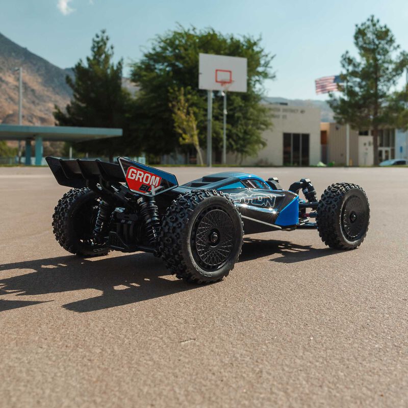 ARRMA 1/14 TYPHON GROM 223S DSC 4X4 RTR Brushless Buggy (Battery & Charger Included) - Blue