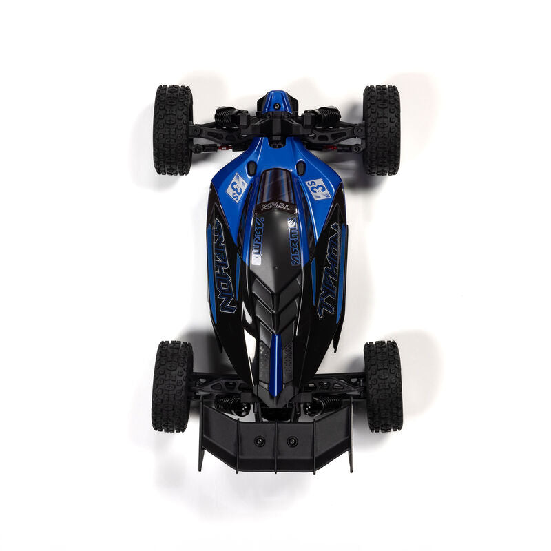 ARRMA 1/14 TYPHON GROM 223S DSC 4X4 RTR Brushless Buggy (Battery & Charger Included) - Blue