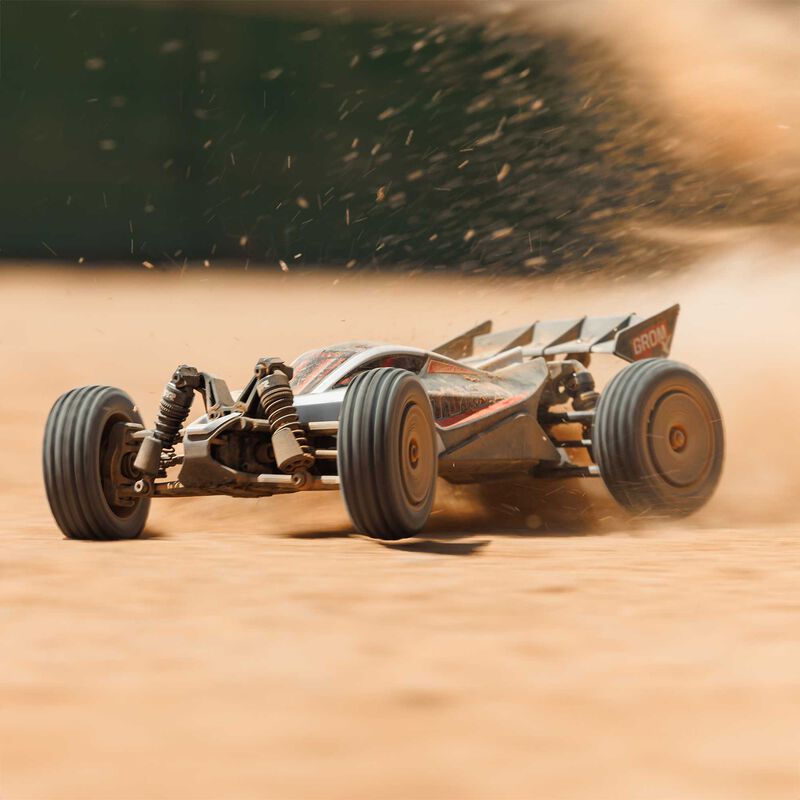 ARRMA 1/14 TYPHON GROM 223S DSC 4X4 RTR Brushless Buggy - Silver