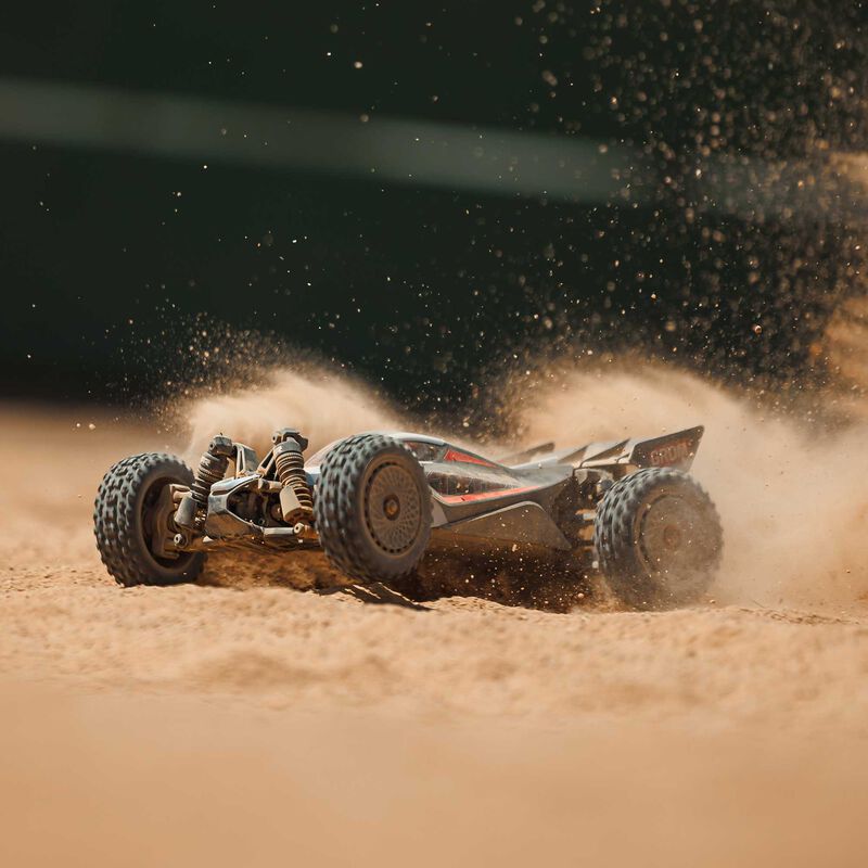 ARRMA 1/14 TYPHON GROM 223S DSC 4X4 RTR Brushless Buggy - Silver