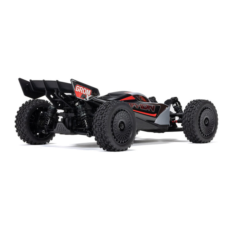 ARRMA 1/14 TYPHON GROM 223S DSC 4X4 RTR Brushless Buggy - Silver