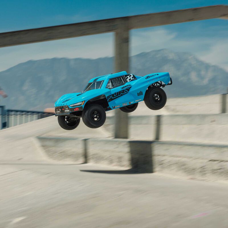 ARRMA 1/10 FURY 2WD RTR Brushed Short Course Truck (Battery & Charger Included) - Blue