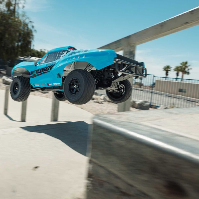 ARRMA 1/10 FURY 2WD RTR Brushed Short Course Truck (Battery & Charger Included) - Blue