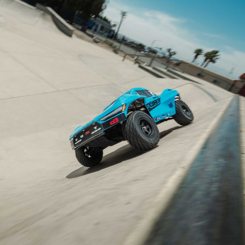 ARRMA 1/10 FURY 2WD RTR Brushed Short Course Truck (Battery & Charger Included) - Blue