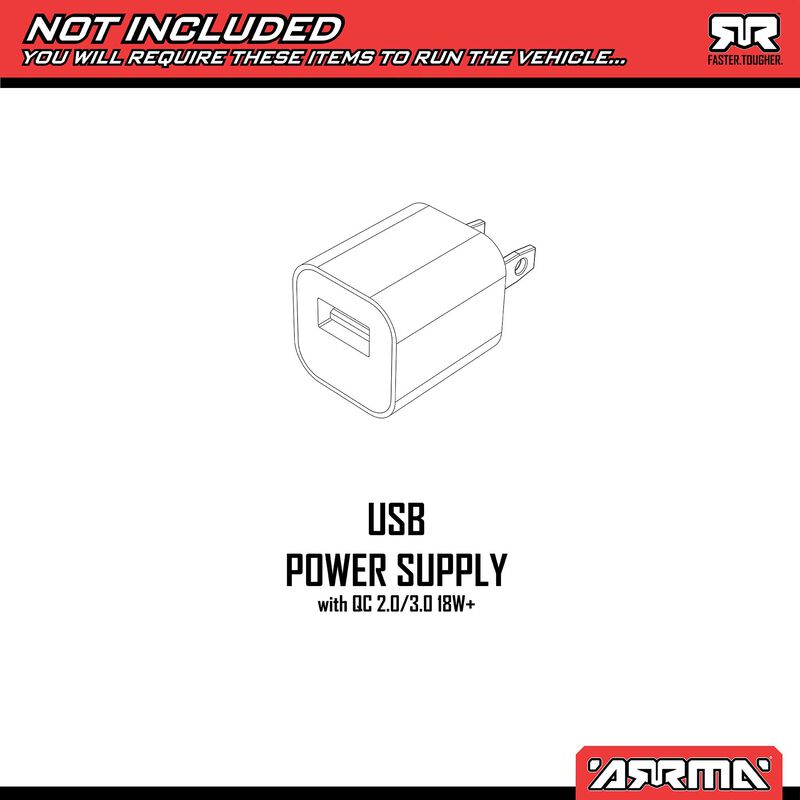 ARRMA 1/10 FURY 2WD RTR Brushed Short Course Truck (Battery & Charger Included) - Blue