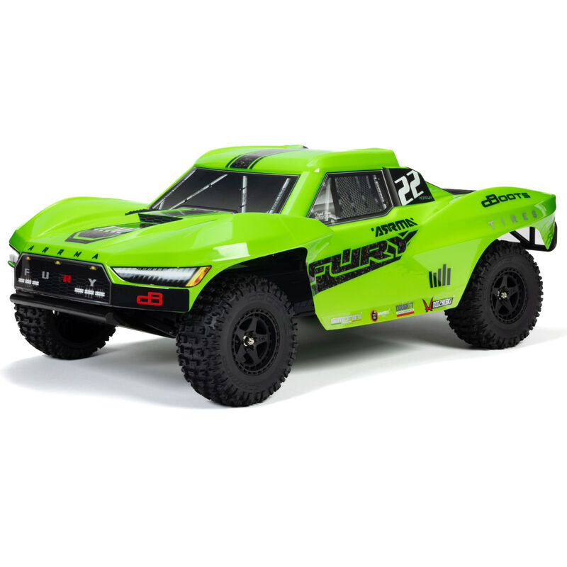 ARRMA 1/10 FURY 2WD RTR Brushed Short Course Truck - Green