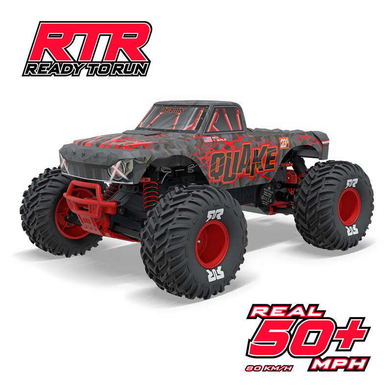 ARRMA 1/10 QUAKE 223S DSC 2WD RTR Brushless Monster Truck