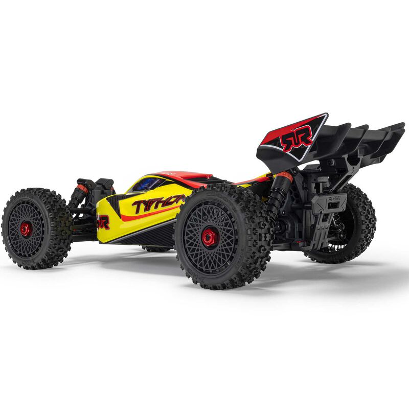 ARRMA 1/8 TYPHON MEGA 665 4X4 RTR Brushed Buggy - Yellow