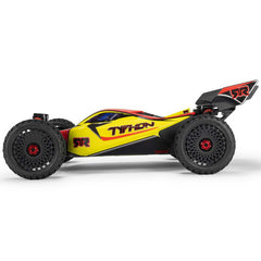 ARRMA 1/8 TYPHON MEGA 665 4X4 RTR Brushed Buggy - Yellow