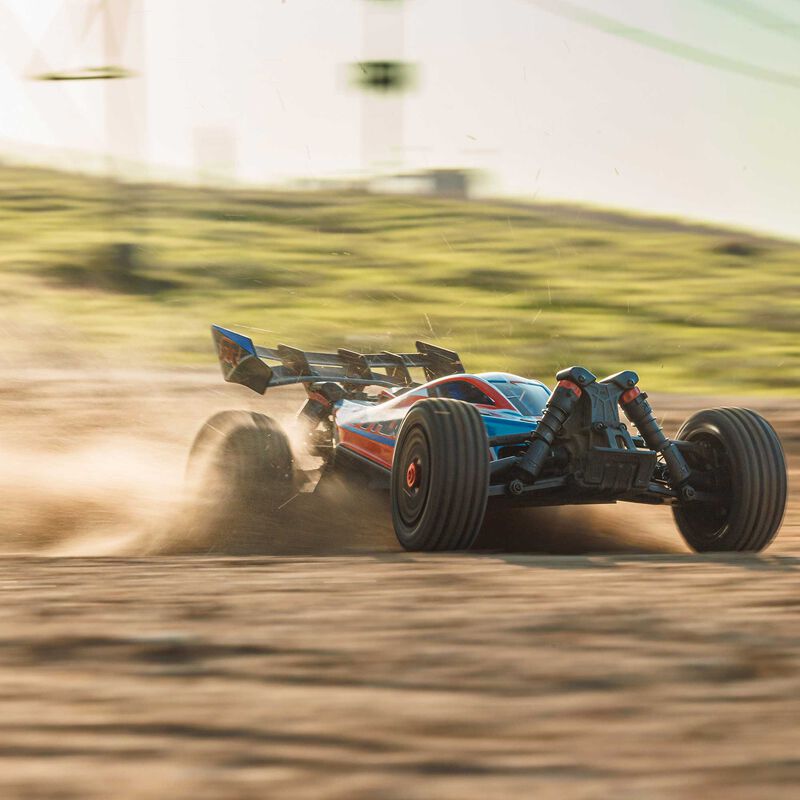 ARRMA 1/8 TYPHON MEGA 665 4X4 RTR Brushed Buggy - Red