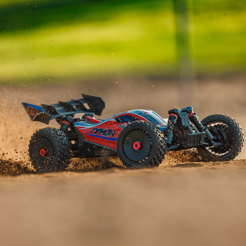 ARRMA 1/8 TYPHON MEGA 665 4X4 RTR Brushed Buggy - Red