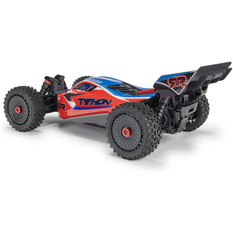 ARRMA 1/8 TYPHON MEGA 665 4X4 RTR Brushed Buggy - Red