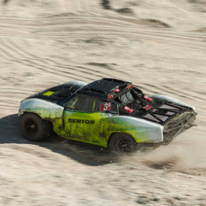 ARRMA 1/10 SENTON 223S DSC 4X4 RTR Brushless Short Course Truck - Yellow