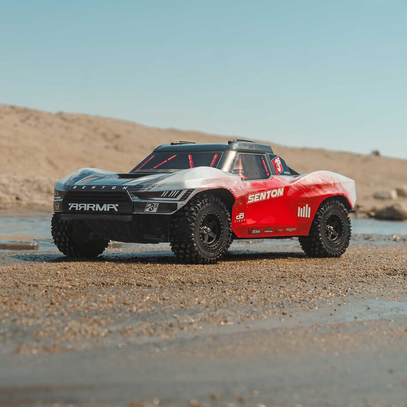 ARRMA 1/10 SENTON 223S DSC 4X4 RTR Brushless Short Course Truck - Red