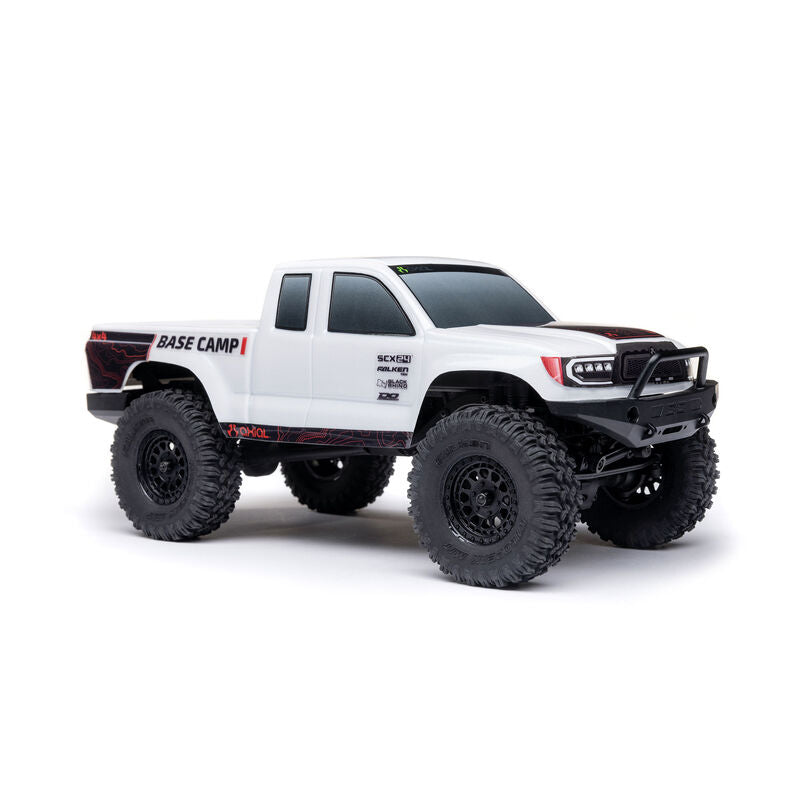 Axial 1/24 SCX24 Base Camp 4WD Rock Crawler Brushed RTR - White