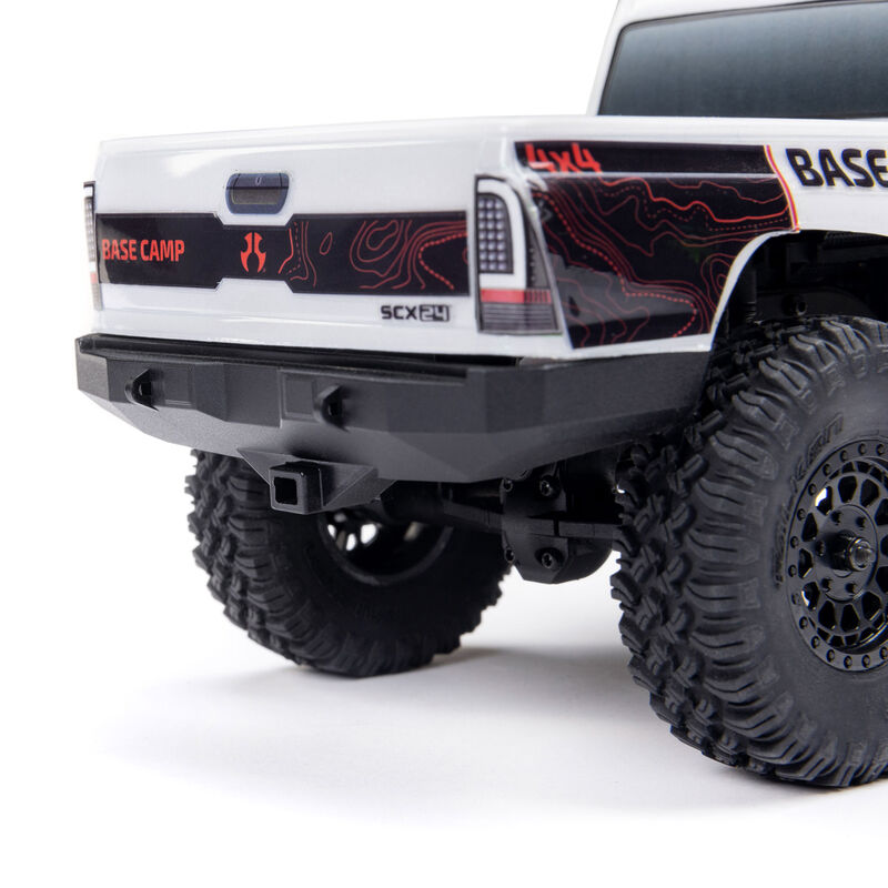 Axial 1/24 SCX24 Base Camp 4WD Rock Crawler Brushed RTR - White