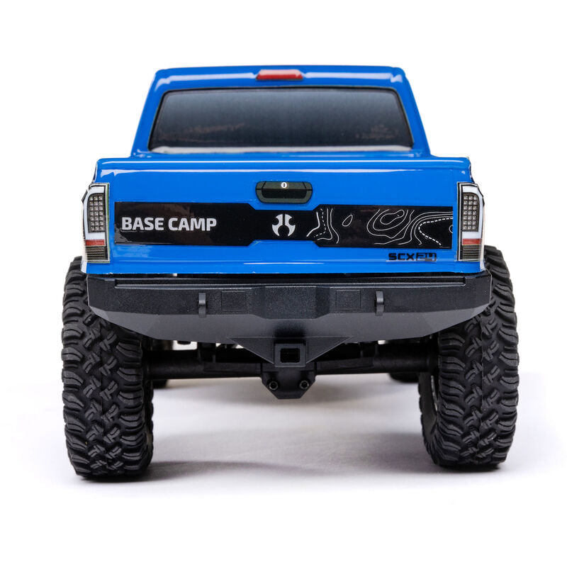 Axial 1/24 SCX24 Base Camp 4WD Rock Crawler Brushed RTR - Blue