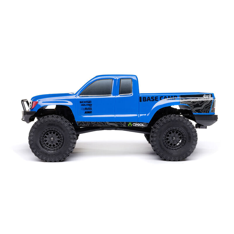 Axial 1/24 SCX24 Base Camp 4WD Rock Crawler Brushed RTR - Blue