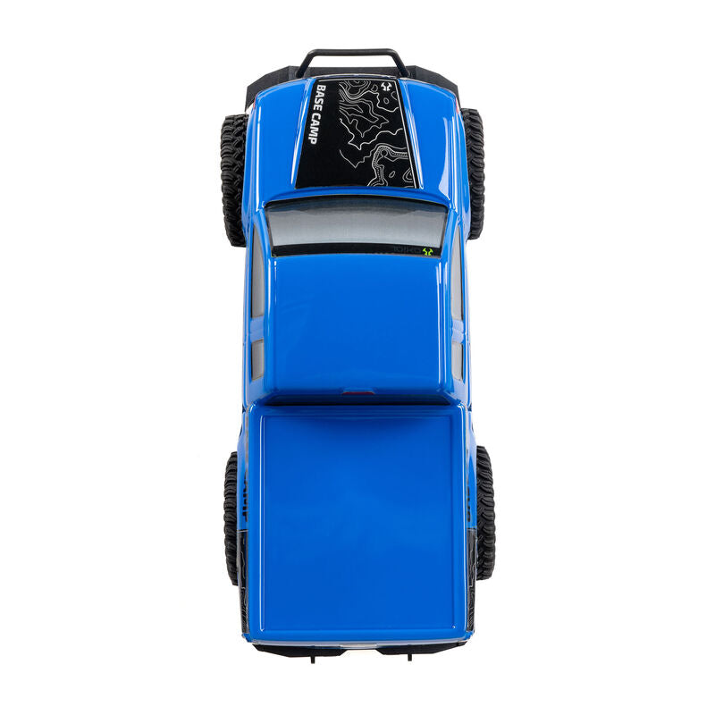 Axial 1/24 SCX24 Base Camp 4WD Rock Crawler Brushed RTR - Blue