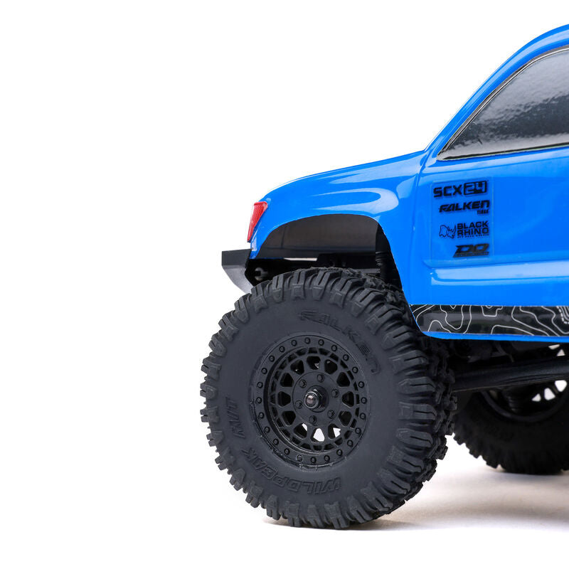 Axial 1/24 SCX24 Base Camp 4WD Rock Crawler Brushed RTR - Blue