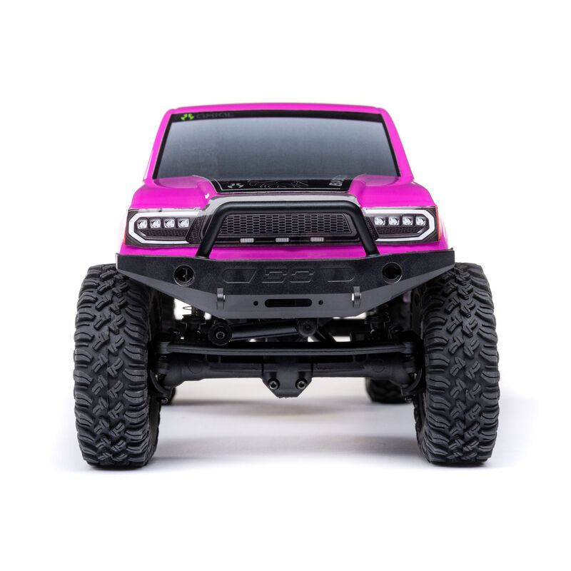 Axial 1/24 SCX24 Base Camp 4WD Rock Crawler Brushed RTR - Pink