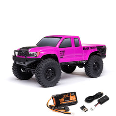 Axial 1/24 SCX24 Base Camp 4WD Rock Crawler Brushed RTR - Pink