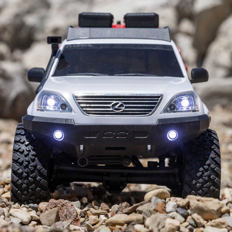 Axial 1/24 SCX24 Lexus GX 470 4X4 Rock Crawler RTR - White