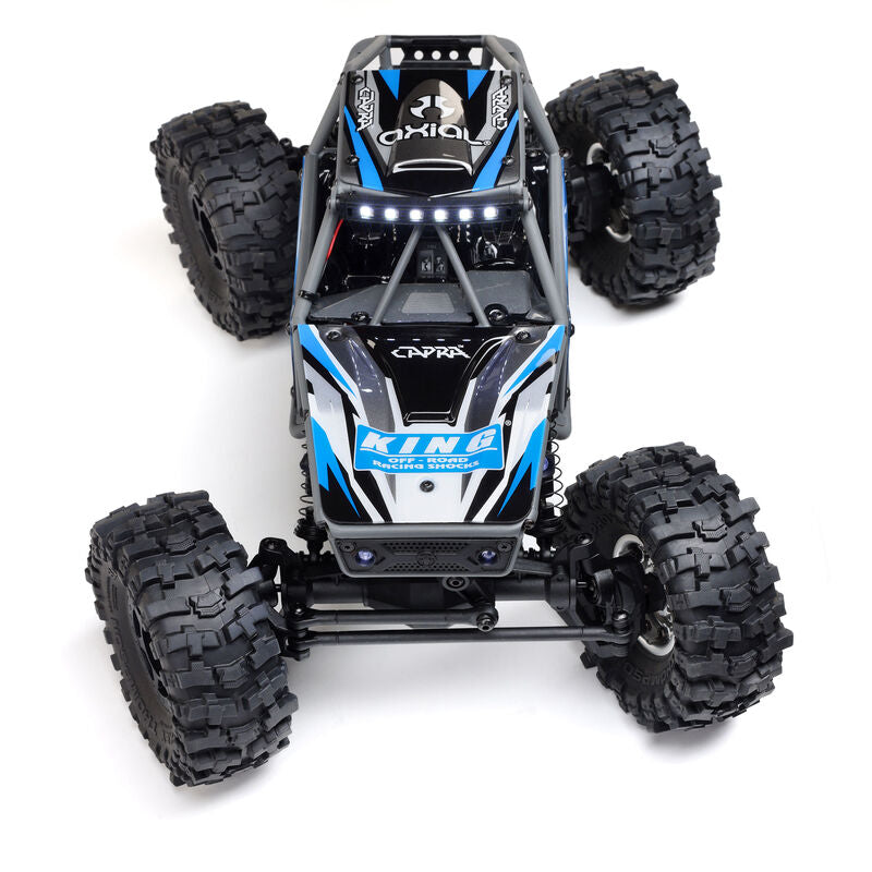 Axial 1/18 UTB18 Capra 4WS 4WD Trail Buggy RTR with Battery & Charger, Blue