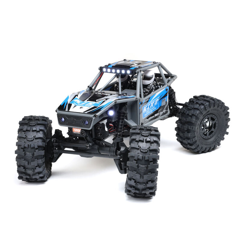 Axial 1/18 UTB18 Capra 4WS 4WD Trail Buggy RTR with Battery & Charger, Blue