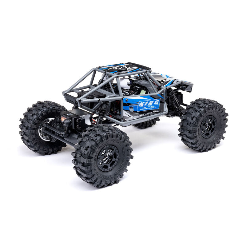 Axial 1/18 UTB18 Capra 4WS 4WD Trail Buggy RTR with Battery & Charger, Blue