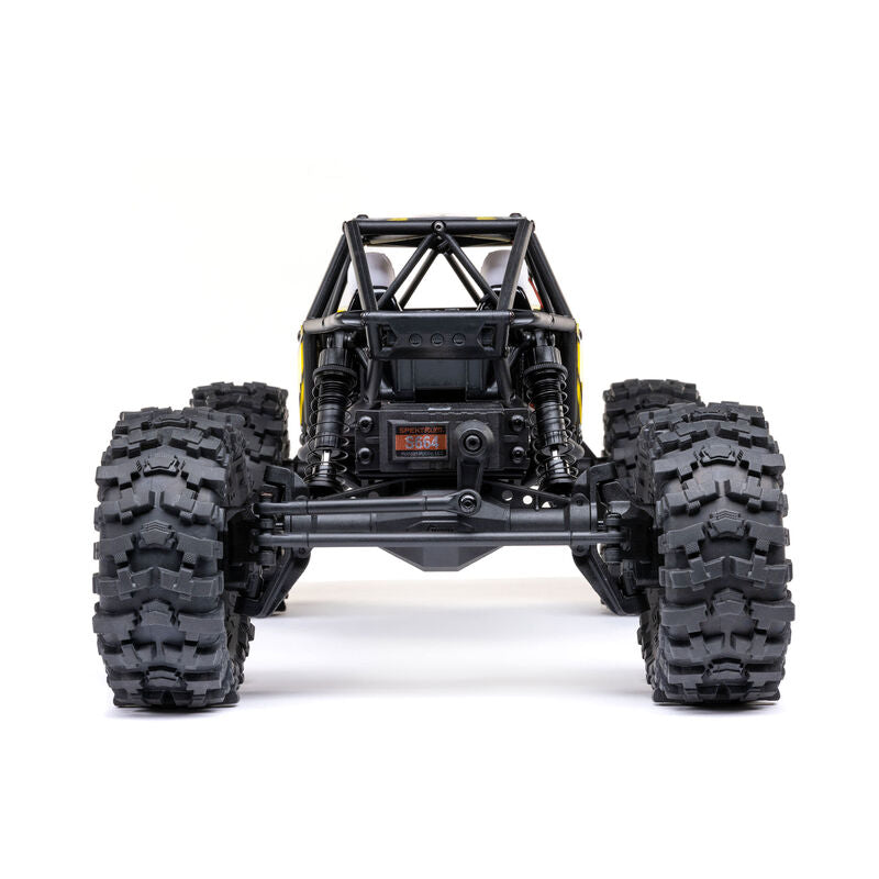 Axial 1/18 UTB18 Capra 4WS 4WD Trail Buggy RTR with Battery & Charger, Yellow