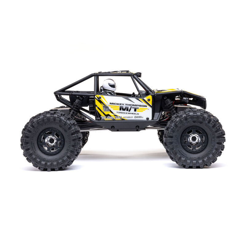 Axial 1/18 UTB18 Capra 4WS 4WD Trail Buggy RTR with Battery & Charger, Yellow