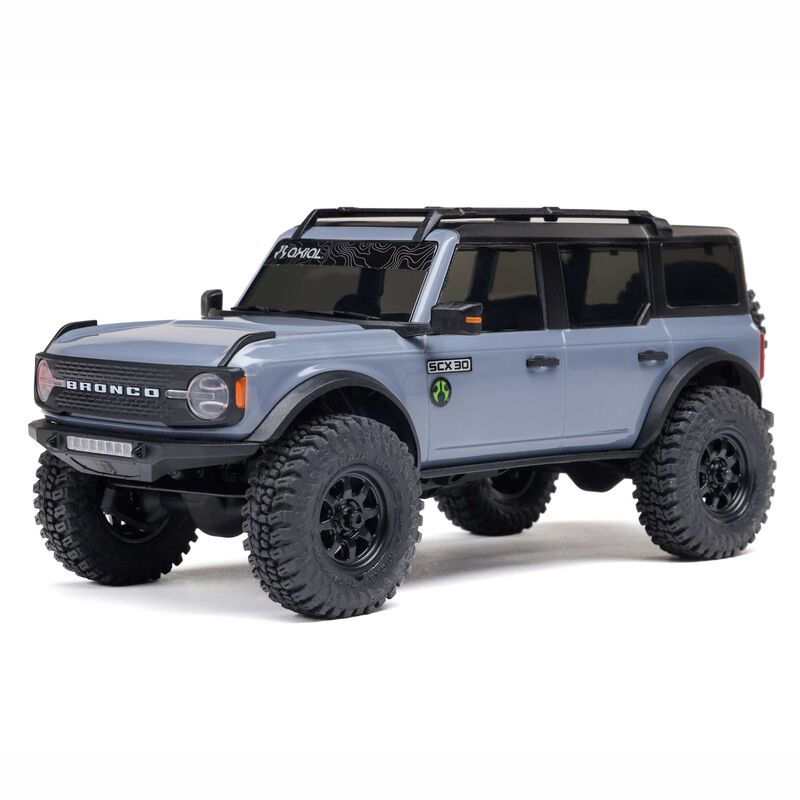 Axial 1/30 SCX30 Ford Bronco 4X4 RTR Brushed Rock Crawler (Battery & Charger Included)