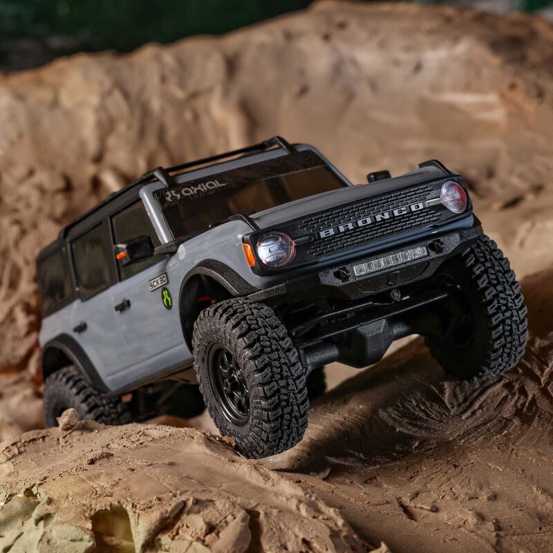 Axial 1/30 SCX30 Ford Bronco 4X4 RTR Brushed Rock Crawler (Battery & Charger Included)