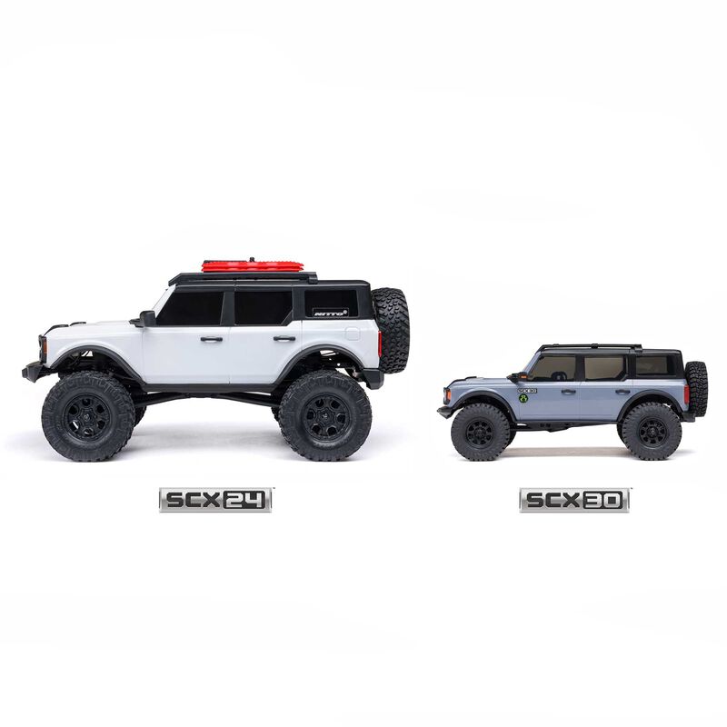 Axial 1/30 SCX30 Ford Bronco 4X4 RTR Brushed Rock Crawler (Battery & Charger Included)