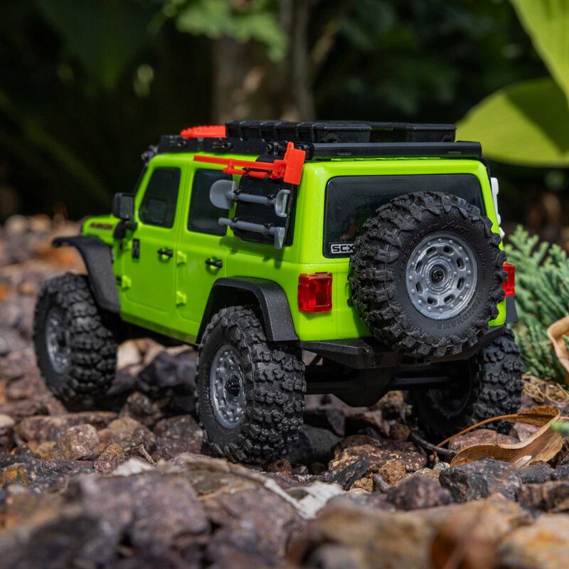 Axial 1/30 SCX30 Jeep Wrangler JLU 4X4 RTR Brushed Rock Crawler (Battery & Charger Included)