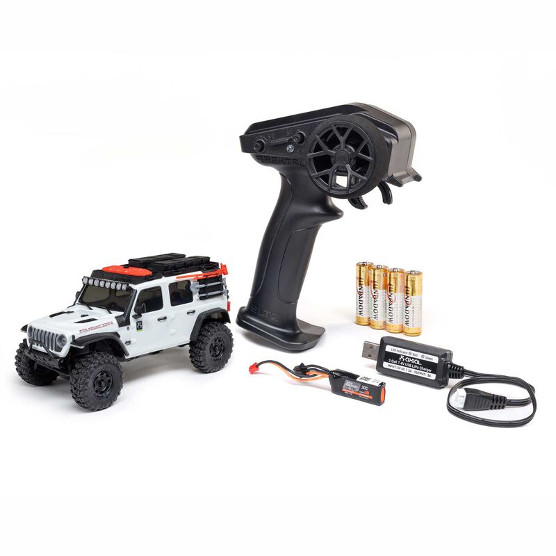 Axial 1/30 SCX30 Jeep Wrangler JLU 4X4 RTR Brushed Rock Crawler (Battery & Charger Included)