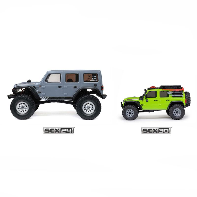 Axial 1/30 SCX30 Jeep Wrangler JLU 4X4 RTR Brushed Rock Crawler (Battery & Charger Included)