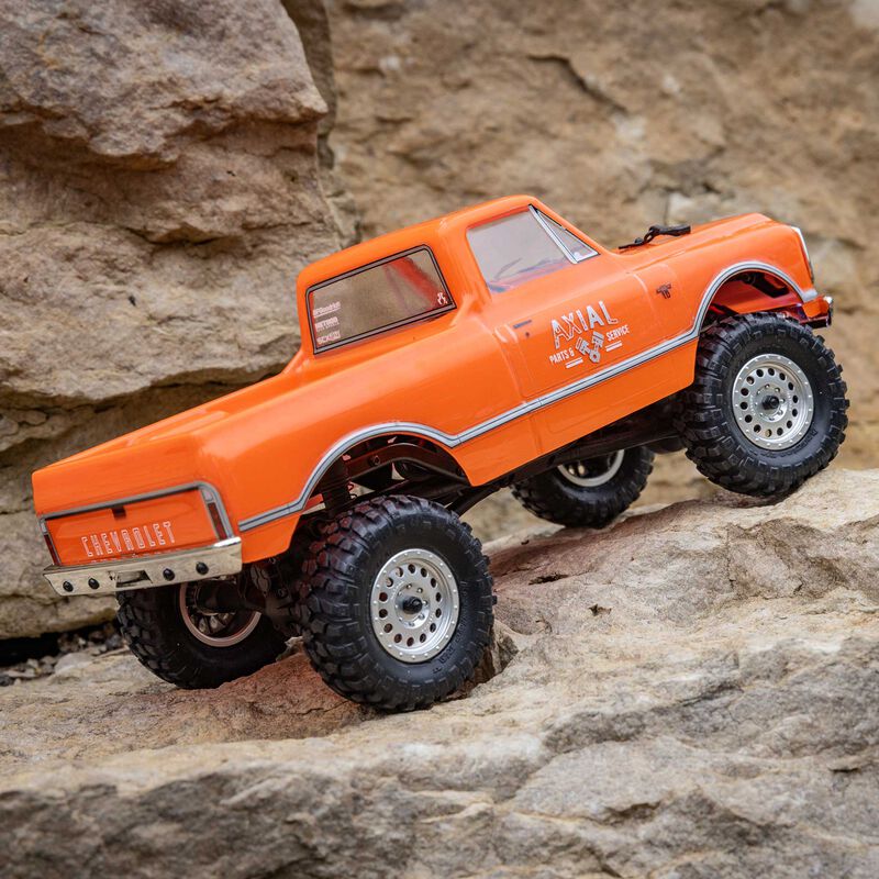 Axial 1/24 SCX24 1967 Chevrolet C10 4WD Brushed Truck RTR - Orange