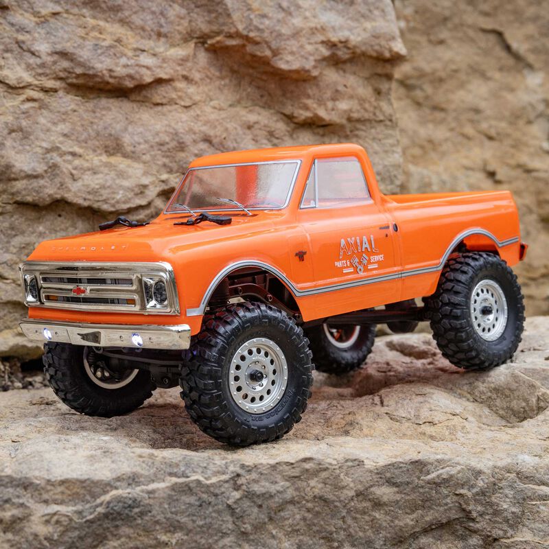 Axial 1/24 SCX24 1967 Chevrolet C10 4WD Brushed Truck RTR - Orange