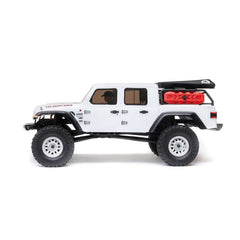 Axial 1/24 SCX24 JEEP JT GLADIATOR 4WD ROCK CRAWLER BRUSHED RTR - WHITE - HeliDirect